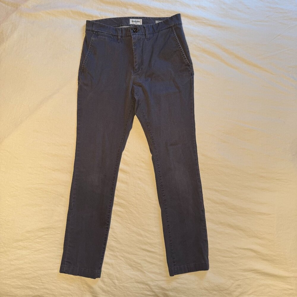 Preppy Office Goodfellow Hennepin Chino Gray 30x32